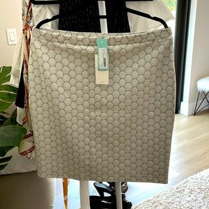 Leota-off white pencil skirt